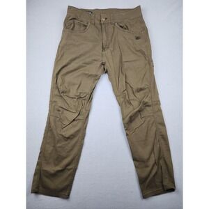 TD Apparel Carlos Ray Pants Mens 32x30(29) Green Canvas Cargo Relaxed Workwear